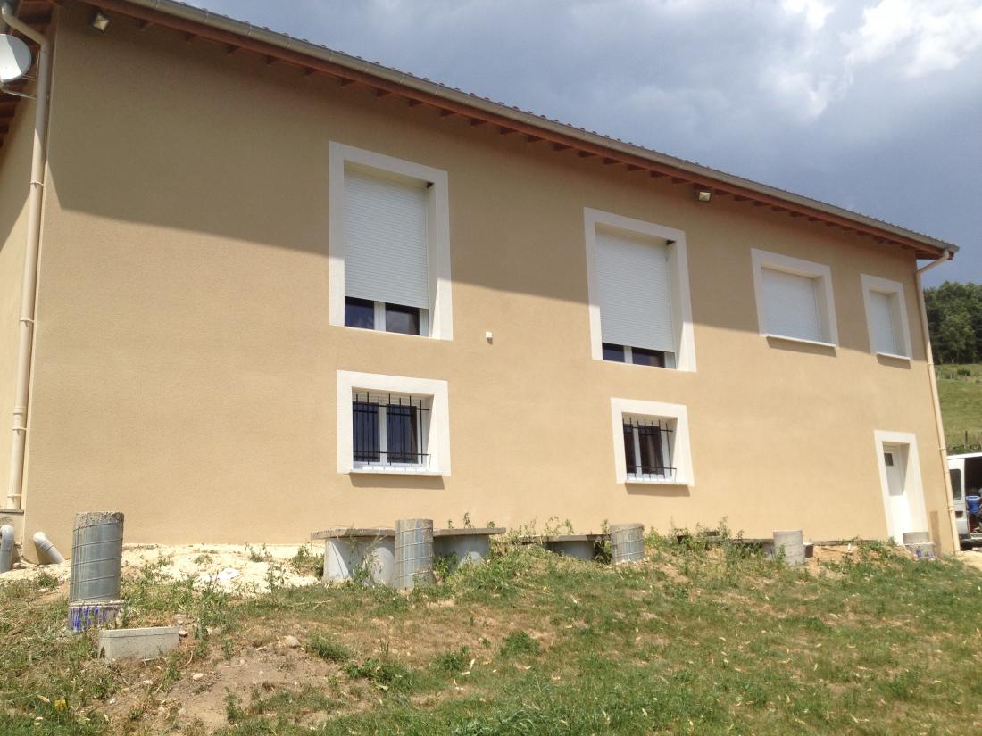 Ravalement sur Siporex